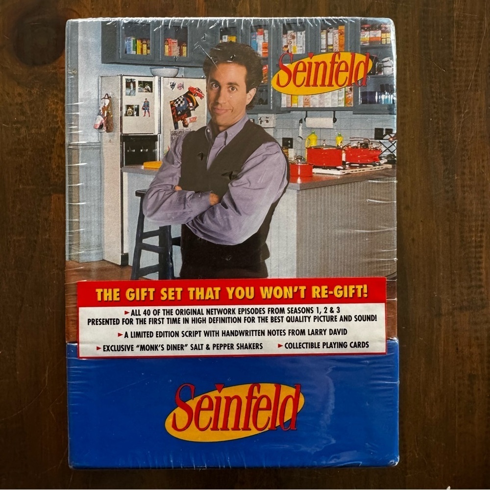 SEINFELD Box GIFT Set DVD Seasons 1, 2, 3 Brand NEW Sealed PLUS SEASON 8 Sealed! - Picture 2 of 14